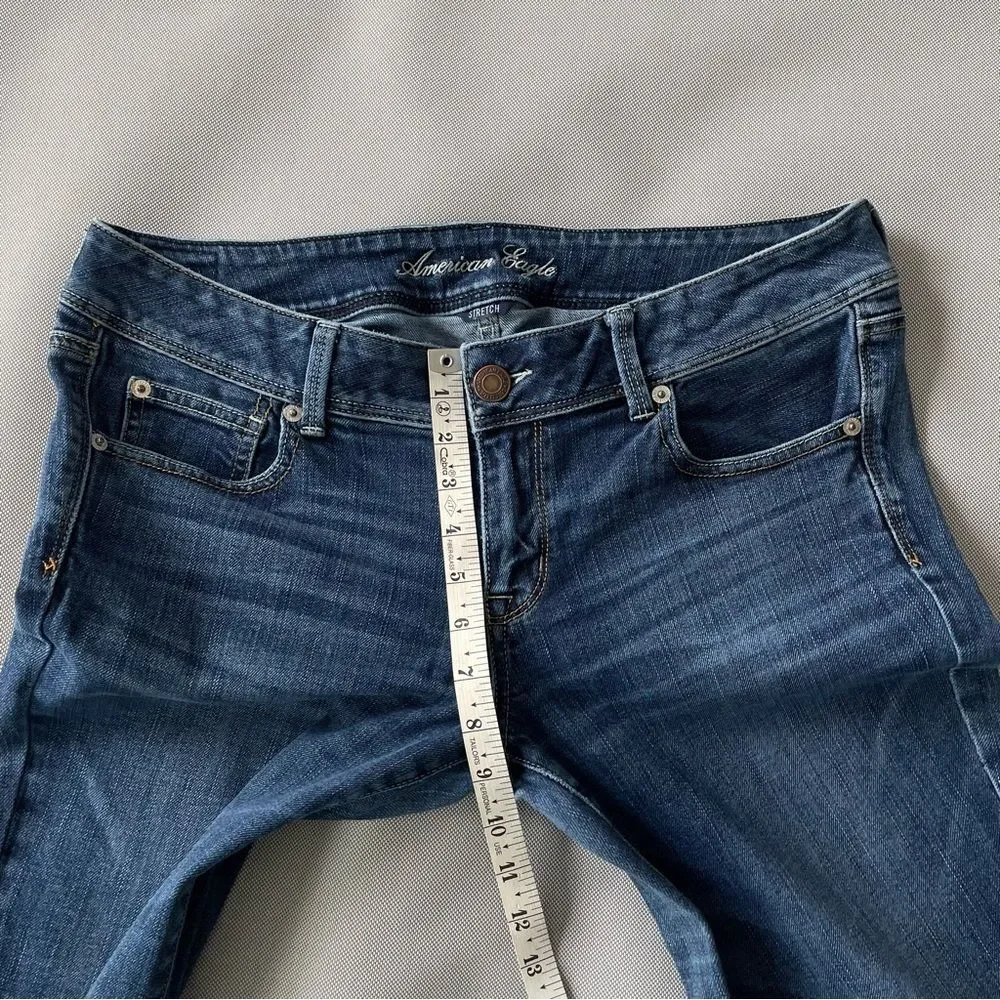 American Eagle Slim Boot Denim Boot Cut Jeans Women’s Size 12 Long